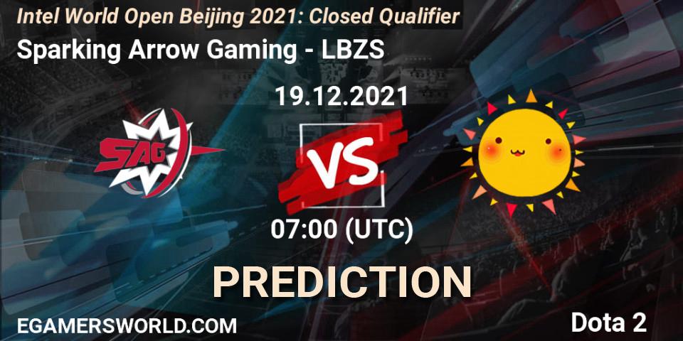 Prognoza Sparking Arrow Gaming - LBZS. 19.12.2021 at 06:59, Dota 2, Intel World Open Beijing: Closed Qualifier