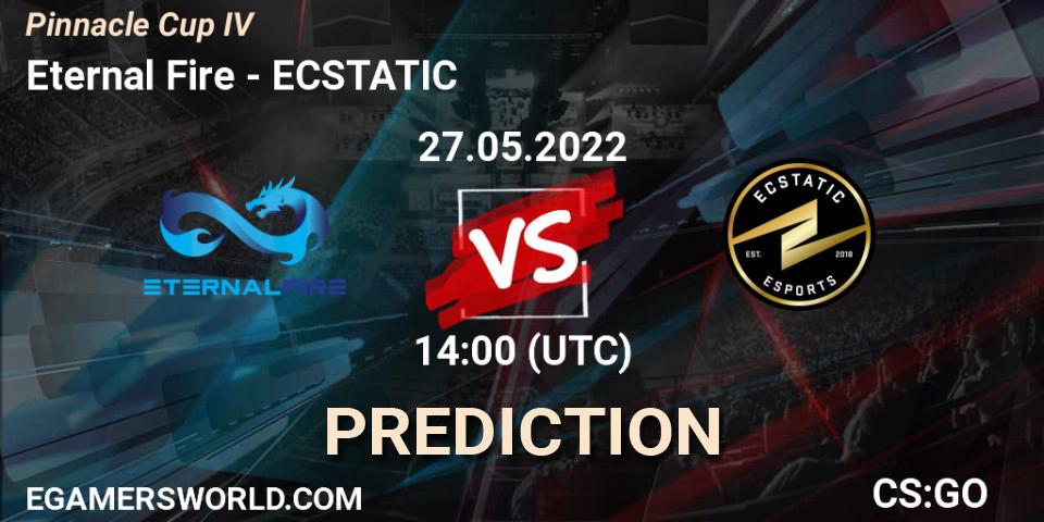 Prognoza Eternal Fire - ECSTATIC. 27.05.2022 at 11:00, Counter-Strike (CS2), Pinnacle Cup #4