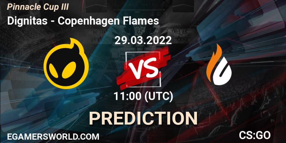Prognoza Dignitas - Copenhagen Flames. 29.03.2022 at 11:00, Counter-Strike (CS2), Pinnacle Cup #3