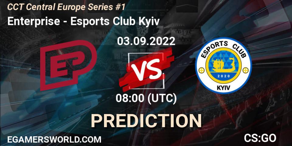Prognoza Enterprise - Esports Club Kyiv. 03.09.2022 at 08:00, Counter-Strike (CS2), CCT Central Europe Series #1