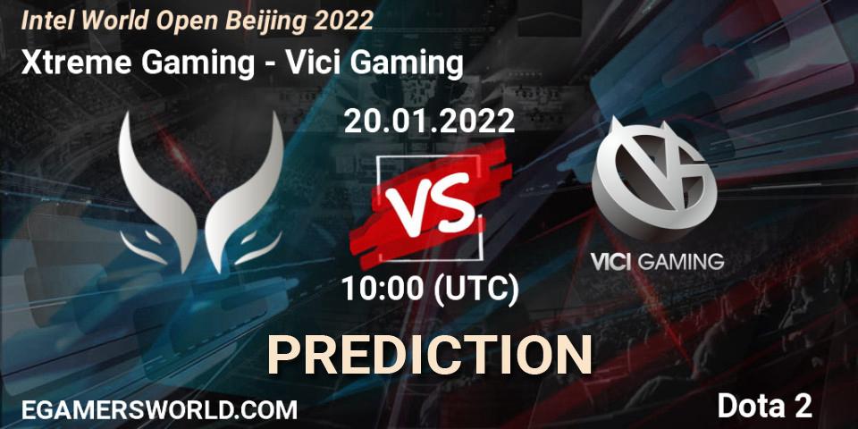 Prognoza Xtreme Gaming - Vici Gaming. 20.01.2022 at 09:45, Dota 2, Intel World Open Beijing 2022