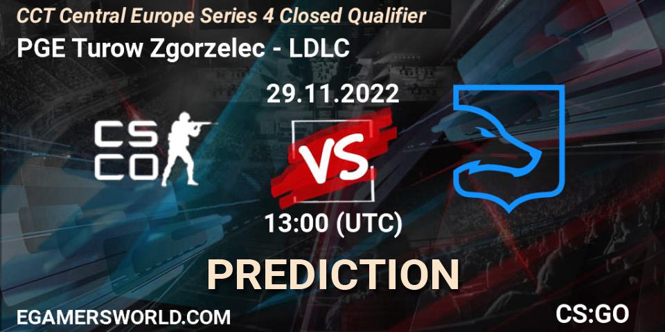 Prognoza PGE Turow Zgorzelec - LDLC. 29.11.22, CS2 (CS:GO), CCT Central Europe Series 4 Closed Qualifier