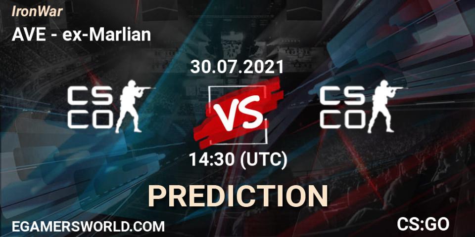 Prognoza AVE - ex-Marlian. 30.07.2021 at 14:40, Counter-Strike (CS2), IronWar