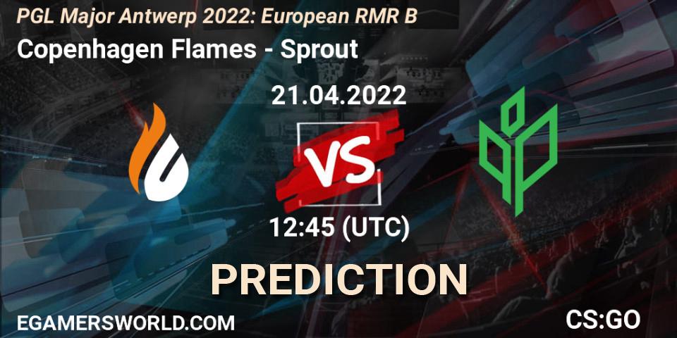 Prognoza Copenhagen Flames - Sprout. 21.04.22, CS2 (CS:GO), PGL Major Antwerp 2022: European RMR B