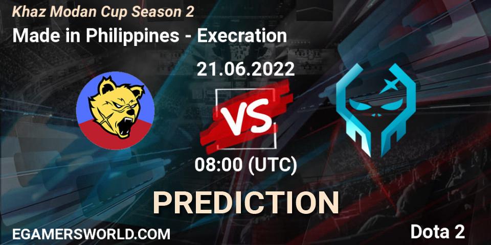 Prognoza Made in Philippines - Execration. 21.06.22, Dota 2, Khaz Modan Cup Season 2