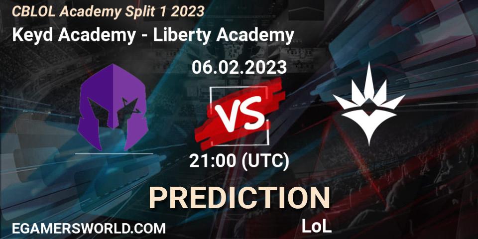 Prognoza Keyd Academy - Liberty Academy. 06.02.23, LoL, CBLOL Academy Split 1 2023