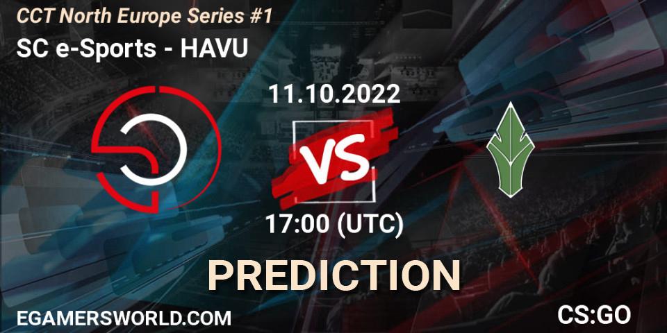Prognoza SC e-Sports - HAVU. 11.10.2022 at 17:00, Counter-Strike (CS2), CCT North Europe Series #1