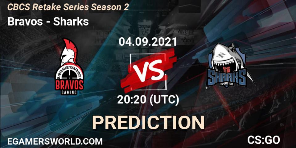 Prognoza Bravos - Sharks. 04.09.2021 at 20:10, Counter-Strike (CS2), CBCS Retake Series Season 2
