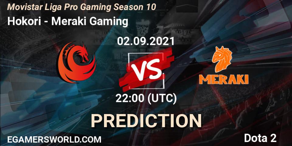 Prognoza Hokori - Meraki Gaming. 02.09.2021 at 22:13, Dota 2, Movistar Liga Pro Gaming Season 10