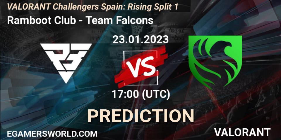Prognoza Ramboot Club - Falcons. 23.01.2023 at 17:00, VALORANT, VALORANT Challengers 2023 Spain: Rising Split 1