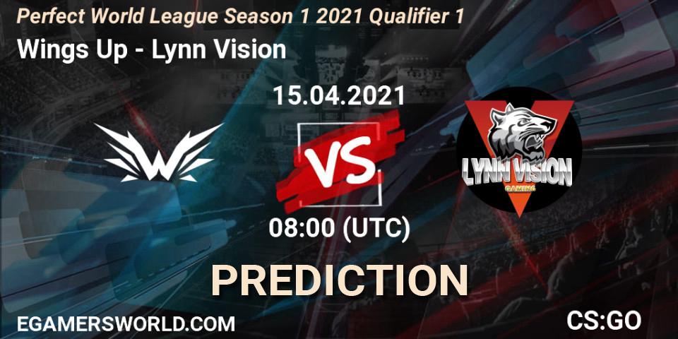 Prognoza Wings Up - Team LZ. 15.04.2021 at 08:10, Counter-Strike (CS2), Perfect World League Season 1 2021 Qualifier 1