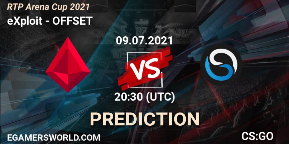Prognoza eXploit - OFFSET. 09.07.21, CS2 (CS:GO), RTP Arena Cup 2021