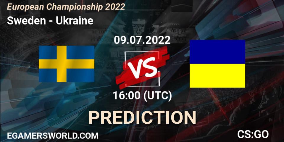 Prognoza Sweden - Ukraine. 09.07.22, CS2 (CS:GO), European Championship 2022