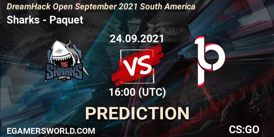 Prognoza Sharks - Paquetá. 24.09.21, CS2 (CS:GO), DreamHack Open September 2021 South America