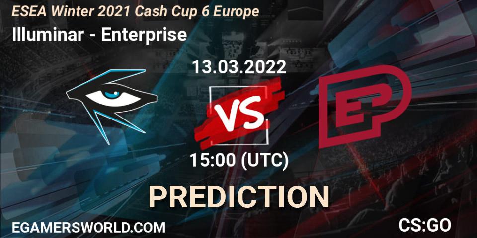 Prognoza Illuminar - Enterprise. 13.03.2022 at 15:05, Counter-Strike (CS2), ESEA Winter 2021 Cash Cup 6 Europe