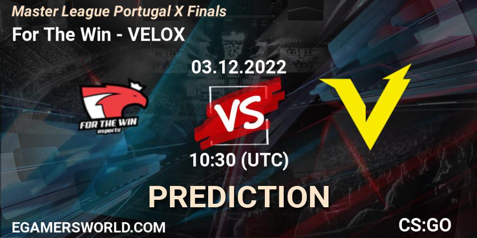 Prognoza For The Win - VELOX. 03.12.22, CS2 (CS:GO), Master League Portugal Season 10
