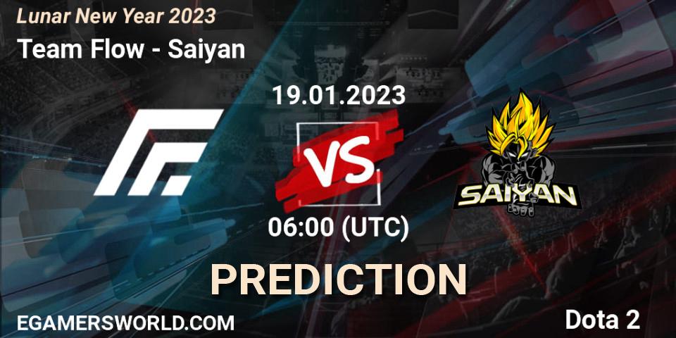 Prognoza Team Flow - Saiyan. 19.01.2023 at 06:09, Dota 2, Lunar New Year 2023