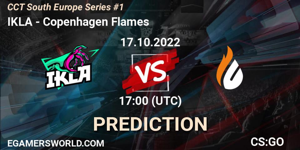 Prognoza IKLA - Copenhagen Flames. 17.10.2022 at 17:00, Counter-Strike (CS2), CCT South Europe Series #1
