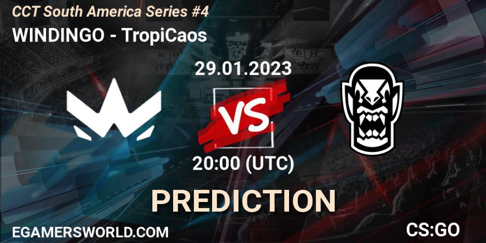 Prognoza WINDINGO - TropiCaos. 29.01.23, CS2 (CS:GO), CCT South America Series #4