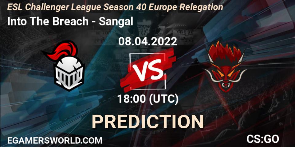 Prognoza Into The Breach - Sangal. 08.04.22, CS2 (CS:GO), ESL Challenger League Season 40 Europe Relegation