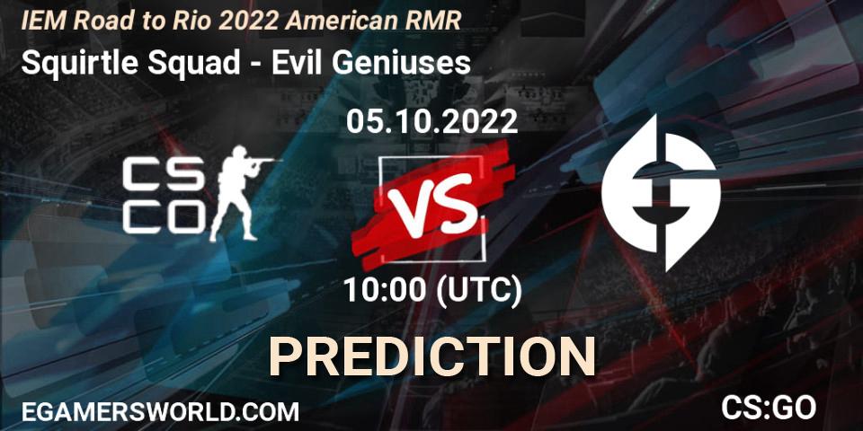 Prognoza Nouns - Evil Geniuses. 05.10.2022 at 11:15, Counter-Strike (CS2), IEM Road to Rio 2022 American RMR