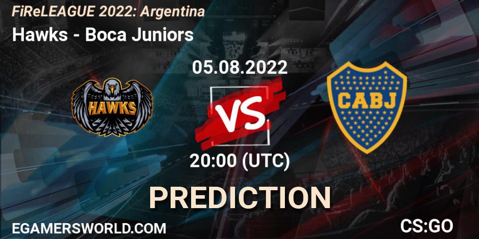 Prognoza Hawks - Boca Juniors. 05.08.22, CS2 (CS:GO), FiReLEAGUE 2022: Argentina