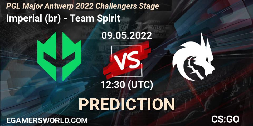 Prognoza Imperial (br) - Team Spirit. 09.05.2022 at 12:45, Counter-Strike (CS2), PGL Major Antwerp 2022 Challengers Stage