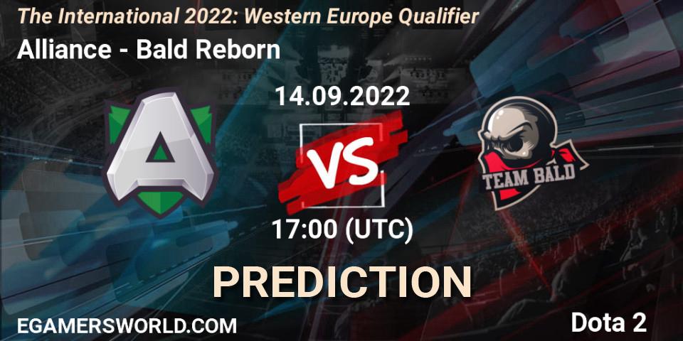 Prognoza Alliance - Bald Reborn. 14.09.22, Dota 2, The International 2022: Western Europe Qualifier