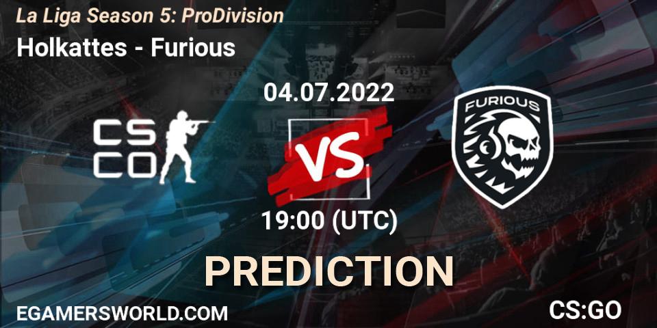 Prognoza Holkattes - Furious. 04.07.2022 at 19:00, Counter-Strike (CS2), La Liga Season 5: Pro Division