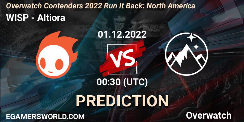 Prognoza WISP - Altiora. 01.12.2022 at 00:30, Overwatch, Overwatch Contenders 2022 Run It Back: North America
