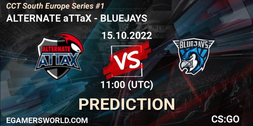 Prognoza ALTERNATE aTTaX - BLUEJAYS. 15.10.2022 at 11:00, Counter-Strike (CS2), CCT South Europe Series #1