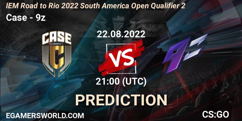 Prognoza Case - 9z. 22.08.2022 at 21:00, Counter-Strike (CS2), IEM Road to Rio 2022 South America Open Qualifier 2