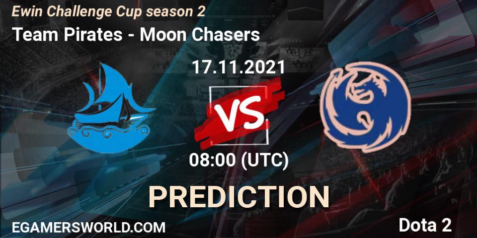 Prognoza Team Pirates - Moon Chasers. 17.11.2021 at 08:39, Dota 2, Ewin Challenge Cup season 2