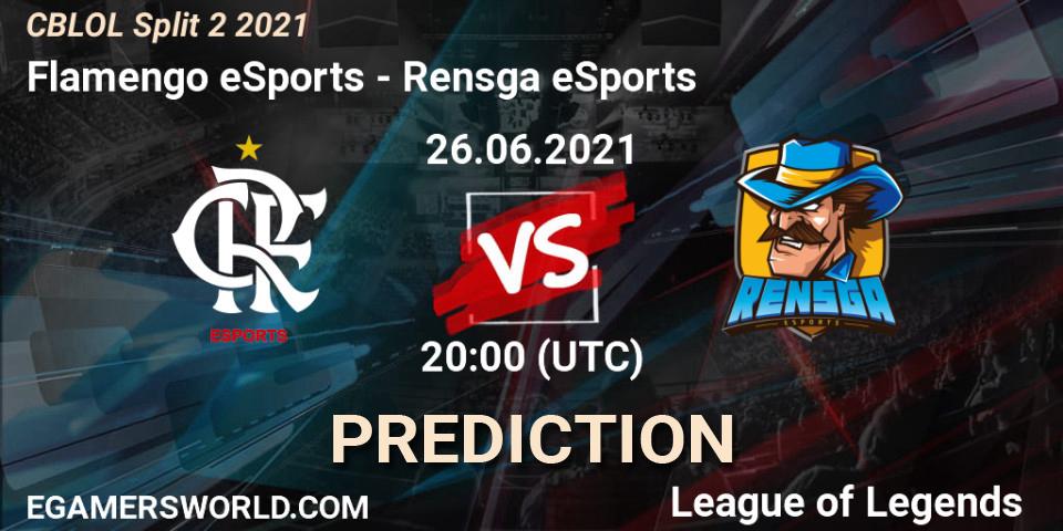 Prognoza Flamengo eSports - Rensga eSports. 26.06.2021 at 20:00, LoL, CBLOL Split 2 2021