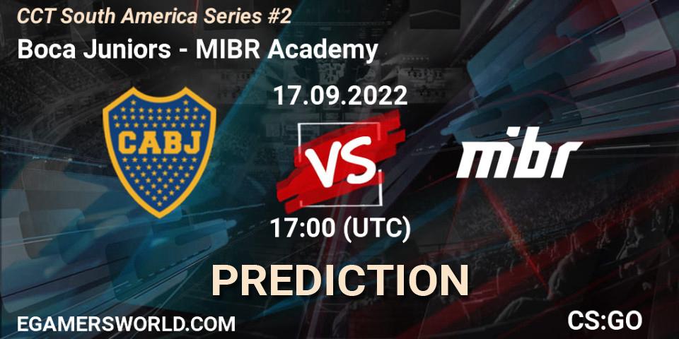 Prognoza Boca Juniors - MIBR Academy. 17.09.2022 at 17:00, Counter-Strike (CS2), CCT South America Series #2