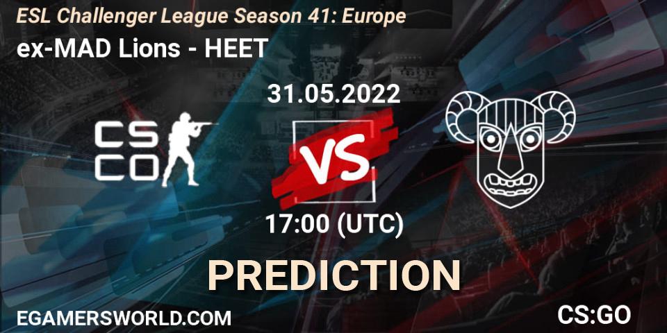Prognoza ex-MAD Lions - HEET. 31.05.2022 at 17:00, Counter-Strike (CS2), ESL Challenger League Season 41: Europe