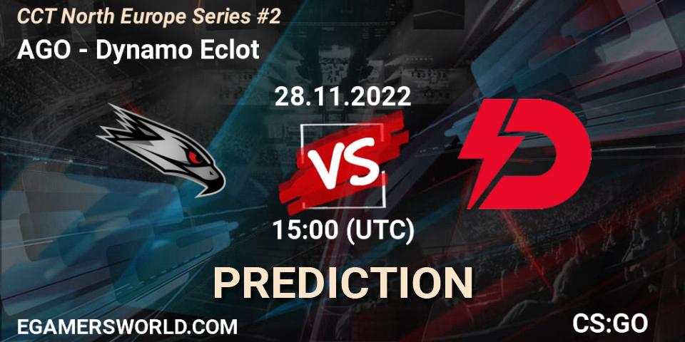 Prognoza AGO - Dynamo Eclot. 28.11.22, CS2 (CS:GO), CCT North Europe Series #2