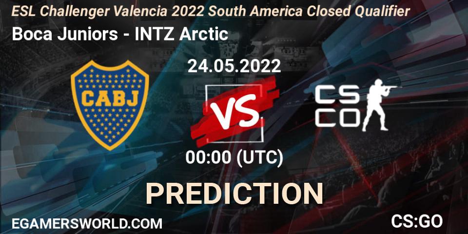 Prognoza Boca Juniors - INTZ Arctic. 24.05.22, CS2 (CS:GO), ESL Challenger Valencia 2022 South America Closed Qualifier