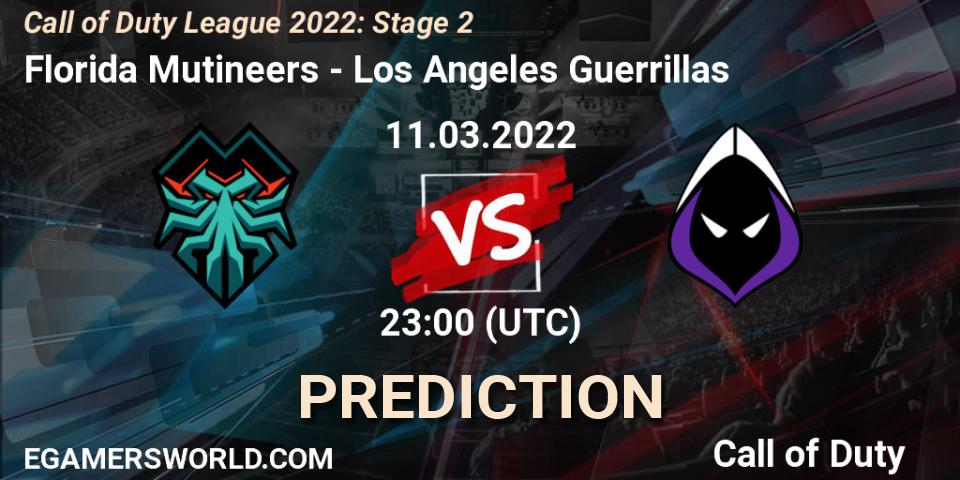 Prognoza Florida Mutineers - Los Angeles Guerrillas. 11.03.2022 at 23:00, Call of Duty, Call of Duty League 2022: Stage 2