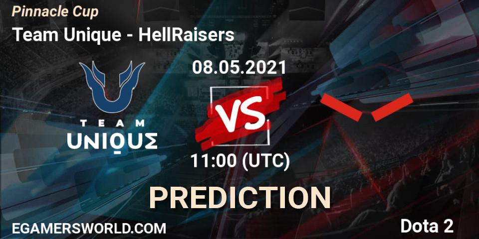 Prognoza Team Unique - HellRaisers. 08.05.2021 at 11:03, Dota 2, Pinnacle Cup 2021 Dota 2