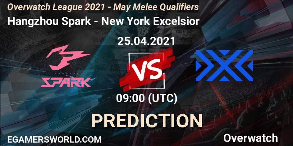 Prognoza Hangzhou Spark - New York Excelsior. 25.04.2021 at 09:00, Overwatch, Overwatch League 2021 - May Melee Qualifiers