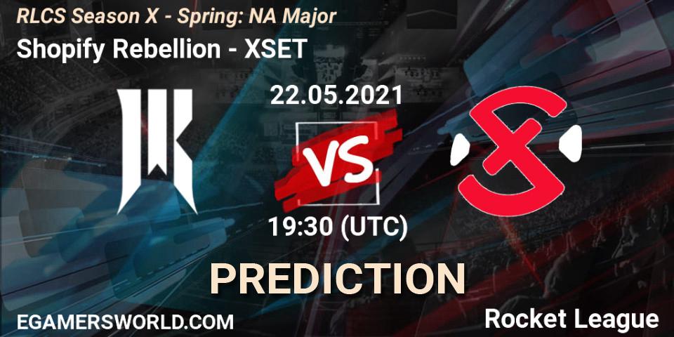 Prognoza Shopify Rebellion - XSET. 22.05.2021 at 19:15, Rocket League, RLCS Season X - Spring: NA Major