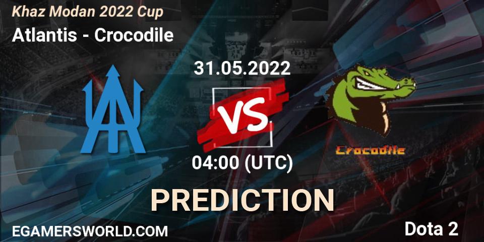 Prognoza Atlantis - Crocodile. 31.05.2022 at 04:10, Dota 2, Khaz Modan 2022 Cup