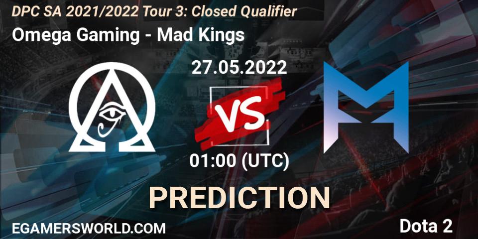Prognoza Omega Gaming - Mad Kings. 27.05.2022 at 01:11, Dota 2, DPC SA 2021/2022 Tour 3: Closed Qualifier