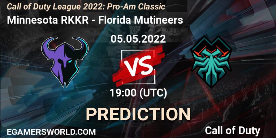 Prognoza Minnesota RØKKR - Florida Mutineers. 05.05.22, Call of Duty, Call of Duty League 2022: Pro-Am Classic