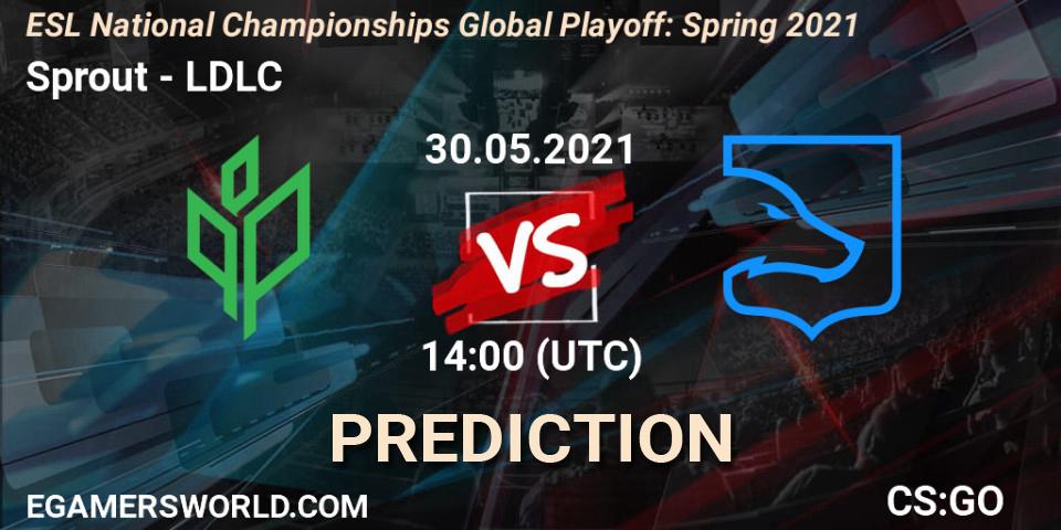 Prognoza Sprout - LDLC. 30.05.2021 at 14:00, Counter-Strike (CS2), ESL National Championships Global Playoff: Spring 2021