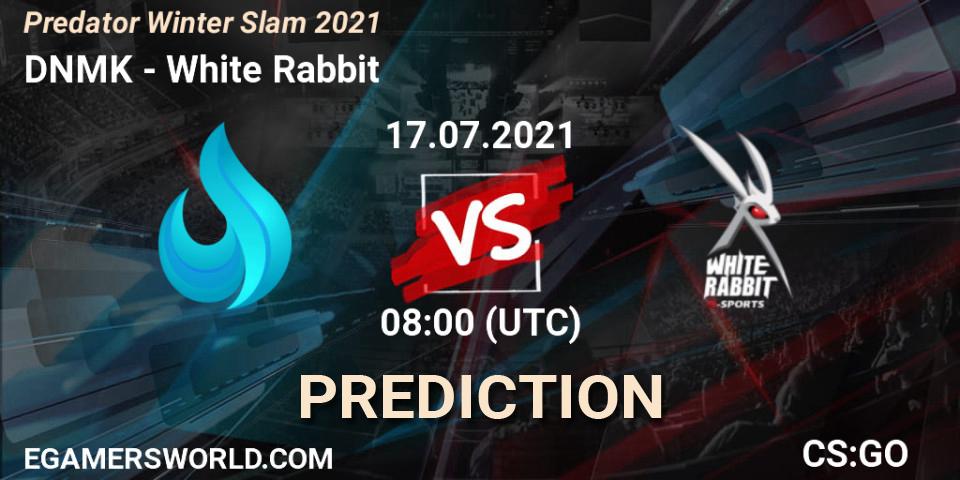 Prognoza DNMK - White Rabbit. 17.07.2021 at 08:00, Counter-Strike (CS2), Predator Winter Slam 2021