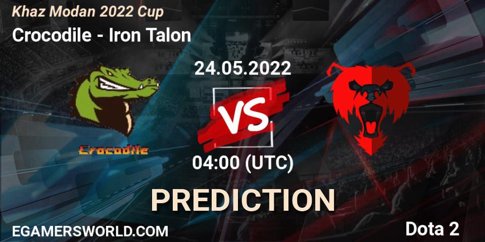 Prognoza Crocodile - Iron Talon. 24.05.2022 at 04:14, Dota 2, Khaz Modan 2022 Cup