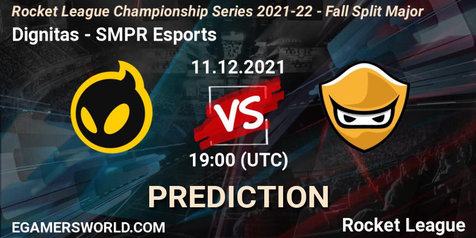 Prognoza Dignitas - SMPR Esports. 11.12.2021 at 16:00, Rocket League, RLCS 2021-22 - Fall Split Major