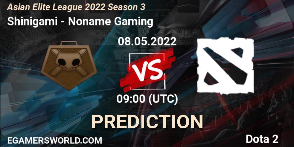 Prognoza Shinigami - Noname Gaming. 08.05.2022 at 08:57, Dota 2, Asian Elite League 2022 Season 3